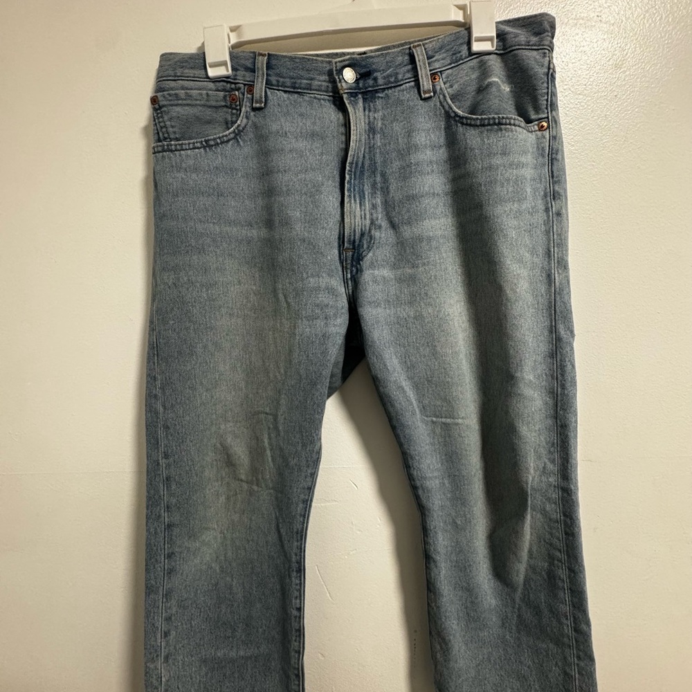 Levi's Light Blue Men's Straight Jeans - Picture 3 of 12